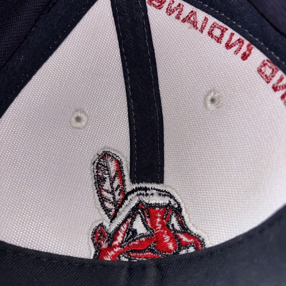 Vintage Cleveland Indians Adjustable Hat! By Fan Favorite Official 3616 Rare - Picture 6 of 10